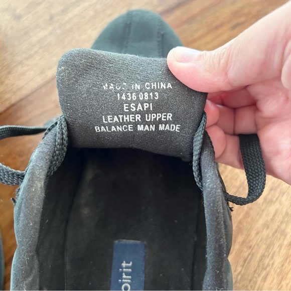 Easy Spirit AP1 walking shoes black suede lace up sneakers - Picture 10 of 11